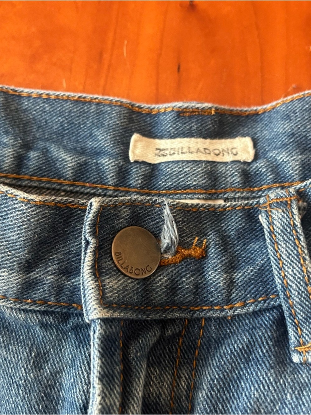 Billabong New Size 30 Drift Away Distressed Denim Shorts - Picture 6 of 8